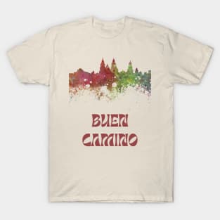 Buen camino with cathedral T-Shirt